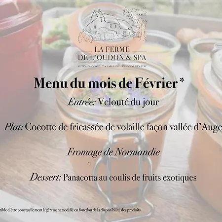 D'hôtes Et à La Ferme De L'oudon&spa Bed & Breakfast 4*